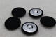 Shantou Lincun Coat Buttons High-end Large Cashmere Black Woolen Buttons Versatile Windbreaker Jacket Round Universal Covered Buttons No. 32 2CM 8 pcs 5 cent coins large