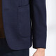 Antonio [Cashmere + Wool] Light luxury business wool suit jacket for men Blue M (170/88A)