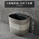 CLCEY balcony outdoor mop pool integrated raised mop pool home bathroom courtyard rectangular ceramic sink basin C style mop pool (send water)