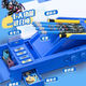 Nuevo bloqueo de contraseña Transformadores de gran capacidad Boy Multifuncional Case de lápiz Optimus Prime Stationery Box Garn Double-Sharpening 9928 Optimus Prime con 1 estuche de lápiz pequeño + 1 Pen de pizarra