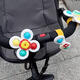 Wenzhi Baby Stroller Pendiente de juguete Mold de viento Mesa de comedor Copa de succión hasta el bebé Educación temprana Los juguetes de comedor pueden morderse al estilo del bosque Zhuanzhuan le Press le Mie Rat Model 3 PAQUETES