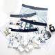 Antarctic men's underwear men's boxer briefs mid-waist men's breathable shorts boys boxer briefs cotton underwear 4 pieces XL