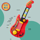 Meicun Guitar Toy Ukulele Children Little Girl Boy Beginner Mini Edition Musical Instrument Violin Simulation Playable Green Magic Guitar Piano [Recharge Version]