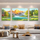 Retour à Jinshan Salon suspendu peinture paysage peinture canapé arrière