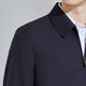 Antonio [90% Wolle getragen] High-End-Businessjacke für Männer mit Mulberry Seide clevere und leicht zu maintain Jacket Navy Blue Regular XL 52 (180/96A)