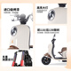 Phoenix Beetle electric vehicle tricycle small household electric motorcycle adult leisure three-wheeled small electric vehicle 800W+60V24A black gold + battery life of about 47.5 kilometers