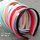 Zushange headband diy material package colorful headband wrapped cloth bow children's headband colorful jewelry handmade accessories non-slip DIY hairband black 10 pieces