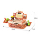 Xinge children's toys multi-function cash register simulation cashier supermarket shopping scene simulation weighing play house toys