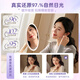 Gevilan 3D linkage makeup mirror with light LED fill light beauty mirror desktop dressing table high-definition makeup mirror Chinese Valentine's Day gift for wife and girlfriend M2 Milkshake White-Muxia Iris Gift Box