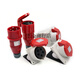 Weipu Industrial Plug Socket Typ235 Masculino y hembra trifásico Masculino 16 Conector 32A5 Luz móvil y instalación de sombra Typ28516a 16a5 núcle