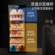 Qike cigar cabinet constant temperature and humidity cabinet red wine and tea multi-functional storage air-cooled and moisturizing dual-temperature dual-system integrated cabinet single-door household 1.6 meters high dual-temperature tea, red wine and cigar integrated cabinet