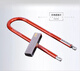 
Gold dot atom (GOLDATOM) Gold dot atom 9213 idle lock core long lock motorcycle lock glass door lock electric vehicle alphabet key C-class 1396 (red and blue random)