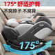 Heekin Plus-Germany Child Safety Seat 0-12 Jahre altes Auto 360-Grad-rotierende I-Größe-Zertifizierung Xingyue Upgrade Blue Plus (All Age Issize+ADAC).