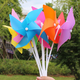 Vinoa Small Windmill Decoration Outfoor Rotating Plastic Handing Holding Toys Kindergarten Kindergarten Small Gift Byle Byle Bandy 30 Holting Holding Style Color