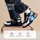 江博士（DR·KONG）冬季男女童舒适学步鞋 潮流时尚灯鞋魔术贴儿童运动鞋 黑/银/灰 26 脚长约15.6-16.1