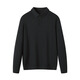 Hengyuanxiang Peasted Pure Cardigan Men's Autumn and Winter Color sólido Camiseta de manga larga suéter casual suéter para hombres azul marino 2xl /185 /100a