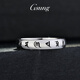 GsunG platinum ring men's PT950 new six-word mantra ring platinum men's ring loach back solid PT950 ring 12 grams or so reservation