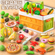 Snaen Children's House spielen Toys Obst geschnitten Le Peeling Obst Simulierte Küchenjungen und Mädchen Kindergeburtstag Geschenke