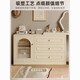 First conception (CHUGOUXIANG) dressing table bedroom simple modern bedside table dressing table storage cabinet integrated 2024 new cream style dressing table 120 double table + 120 dressing table + mirror double stool