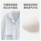 Fenton Couple Pajamas with Breast Pad Women's Spring and Autumn Lyocell Cotton Long Sleeve Men's Casual Wearable Home Clothes Suit Hushui Lan (Female) 2XL Recommendation Female 142-160, Male 166-185 Jin Jin is equal to 0.5 kg