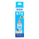 Epson T674/673 Tinta original L850 L805 L801 L810 L1800 Impresora de inyección de tinta 6 Color Cartucho de tinta Tinta 674bk/y/m/c/lm/lc [conjunto de seis colores]