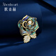 Oppenheim benheart Danish fashion brooch light luxury temperament corsage brooch high-end gift exquisite accessories high-end accessories pendant brooch-Queen gold
