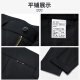 ROMON (ROMON) high elastic ice silk casual pants for men's business slim straight long pants summer thin men's pants black 34
