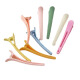 Seamless hair clip for girls, side bangs clip, face wash, makeup, and broken hair hair clip, hair clip, duckbill clip, mixed color combination [5 pcs]