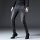 
AEMAPE American Apple high-end jeans men's summer thin slim-fitting small feet men's pants elastic trendy casual pants men 1049 gray size 33 size waist circumference 2 feet 6 suitable for 140-150 Jin [Jin equals 0.5 kg]