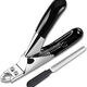 Pengyi Dog Nail Clippers Pet Nail Clippers Medium and Large Dog Nail Clippers Alaskan Golden Retriever Labrador Buy One Get One Free Black Nail Clipper + Nail File
