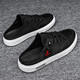 Chaussais de toile Changxiang Huili pour hommes en été mince respirable décontracté sans talon à moitié tireurs paresseux avec un pied de tissu sportif polyvalent chaussures tendance mi vert 39 code sportif standard