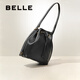 百丽（Belle）包包女2024新款质感休闲斜挎大容量单肩水桶包包X7170DX4 啡色