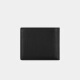 Entrenador (entrenador) [Suministro directo de marca] PAQUETA DE LA CARD DE LA BILLA CORTA CAJA DE PAQUETA MENOS Juego de regalo de cuero negro CS433blk