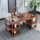 Chinese calligraphy table solid wood painting case calligraphy and painting table rosewood desk antique Chinese study desk writing desk log desk 1.3 meters single table golden rosewood