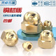 Tianzhuo Hardware national standard pure copper cap nut household decorative cap copper cap nut cap nut M3M4M5M6M8-M20mm M8-5 only