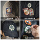 Madden Workwear American Retro Embroidery Velcro Chapter Badge Fun Cloth Chest Badge Accessories Versatile Decoration Medal Anti-war (Save 3 yuan for 4 pieces)