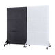 Perforated board shelf mobile phone accessories jewelry rack vertical floor display rack hardware tools hanging board supermarket storage rack 120200c white bracket and universal wheel come with 50 10 cm hooks