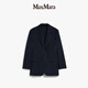 MaxMara 【臻选惠享】春夏女装单排扣条纹西装外套1911014106 深蓝色 34
