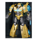 Black Mamba Taiba Transformation Toy King Kong Alloy Edition Qingtian Figure Column Megatron Autobot Robot Figure Model Hornet War God (with lights)