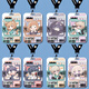
The spell return to the Q version of Wujo Yuuwa, the student campus card set, bus subway card work permit, b16778 Fu Heihui, campus card set + long lanyard