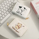 Maiweini Pacchard Dog Card Sac Femme Nouvelle carte de carte de grande capacité Multi-carte Coupon Portefeuille Zipper étudiant Certificat de carte bancaire mignon Certificat de cul [18 Cartes + 2 Positions multi-fonctions] 18