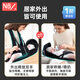 纽贝乐（NewBealer）婴儿背带腰凳新生儿横抱式抱娃神器小月龄宝宝前后两用多功能抱托 灰色：升级横竖组合版，可坐可躺