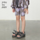 jnby by JNBY【运动系列】江南布衣童装打底裤防紫外线夏男女童儿童1O4E12140 066/灰色系多彩混杂色 110 cm