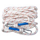 Safety rope steel wire core emergency fire rescue aerial work rope outdoor rock climbing protection home escape wild lifesaving 12mm丨steel core 20 meters丨double hook