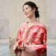 JK&JS Huahuaman rayon linen positioning embroidery shirt jacket spring and autumn new Chinese design niche peach pink S