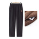 Mrs. Tang Dynasty velvet middle-aged and elderly mothers' autumn and winter pants grandma's straight trousers are loose outer wear western style casual pants