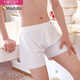 
Modal men's aro pants men's ice silk thin home shorts large size loose pajama pants men's underwear three-quarter boxer shorts outfit [black + dark gray + matcha green] 3 strips M 90-110Jin [Jin equals 0.5 kg]