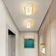 Micro corridor corridor light simple modern bedroom strip ceiling light internet celebrity cloakroom LED entrance light balcony lamp white round 23cm white light limit - 12 watts