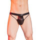 Men's Hollow Double Buttocks Revealing Underwear 7172 Sexy Thong Sexy Temptation Comfortable Package One Size Double Buttocks Revealing Black Double Buttocks Revealing Underwear