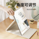 Qiao Shizi's good-looking portable large folding high-definition solid color desktop standable portable dressing mirror black large (26cm*18cm)